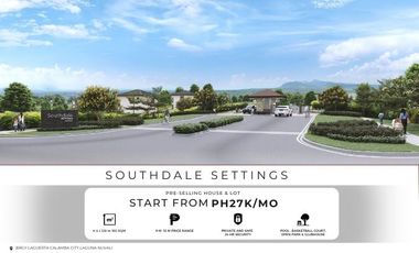 Rush Sale House and Lot For Sale Near to Xavier School & Mirriam College in Nuvali Southdale Settings