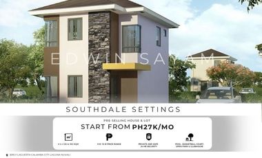 Rush Sale House and Lot For Sale Near to Xavier School & Mirriam College in Nuvali Southdale Settings