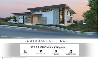 Rush Sale House and Lot For Sale Near to Xavier School & Mirriam College in Nuvali Southdale Settings