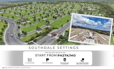 Rush Sale House and Lot For Sale Near to Xavier School & Mirriam College in Nuvali Southdale Settings