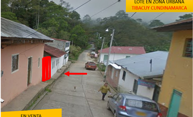 VENTA LOTE ZONA URBANA DEL MUNICIPIO TIBACUY CUNDINAMARCA