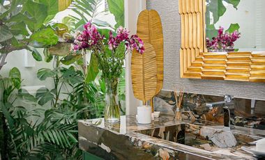 Samborondon, Renta de Hermosa Casa de Estreno 4 Dorm amoblada con Piscina y Vista Al Lago