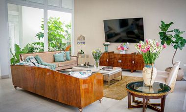 Samborondon, Renta de Hermosa Casa de Estreno 4 Dorm amoblada con Piscina y Vista Al Lago