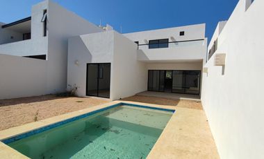 VENTA CASA NUEVA EN FRAC. TAMORA DE 3 RECAMARAS MAS CUARTO DE SERVICIO