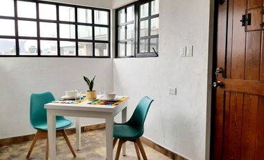 RENTO  LOFT COMPLETAMENTE AMUEBLADO Y NUEVO EN ZONA PRIVADA INCLUYE AGUA, MANTENIMIENTO E INDEPENDIENTE