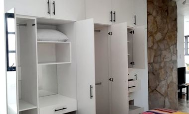 RENTO  LOFT COMPLETAMENTE AMUEBLADO Y NUEVO EN ZONA PRIVADA INCLUYE AGUA, MANTENIMIENTO E INDEPENDIENTE