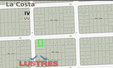 LOTE EN VETNA MAR DEL TUYU CON FINANCIACION