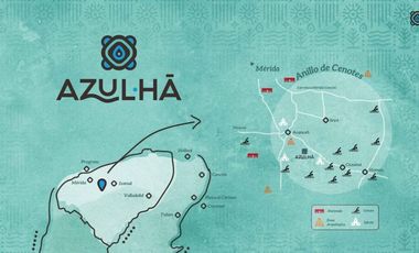LOTES CAMPESTRES EN VENTA, AZUL HA, SEYE,  YUCATAN.