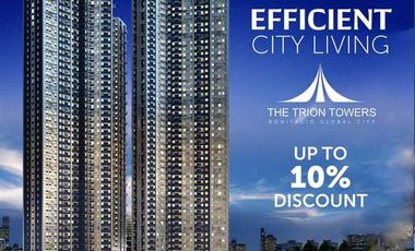 Condo for Sale in The Fort BGC 1Bedroom/Rent to Own Promo in 10years NO DP NO INTERST  beside SM AURA