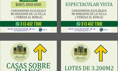 MI MIRADOR DE LA VILLA - PROYECTO SOBRE PLANOS