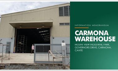 Warehouse for Lease in Camora, Cavite