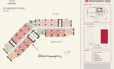 FOR SALE STUDIO  PLUS WITH BALCONY FULLY FURNISHED AT MANDANI BAY QUAY TOWER 3