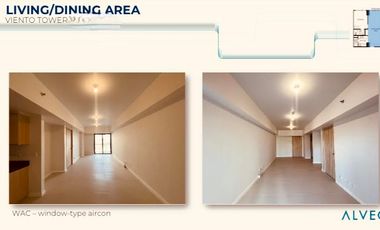 Brand New 1 Bedroom Unit for Sale in Viento at Cerca Tower 1, Alabang, Muntinlupa City