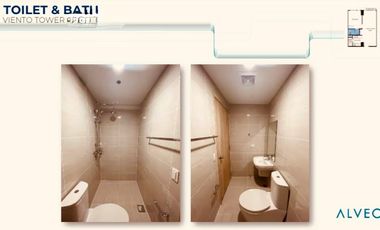 Brand New 1 Bedroom Unit for Sale in Viento at Cerca Tower 1, Alabang, Muntinlupa City