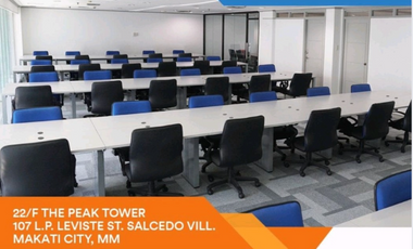 305 SQM Ready for Occupancy Office for Sale in The Peak Tower Makati
