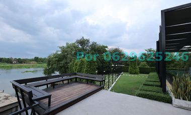 House for sale by the river in Ayutthaya, 45-60 minutes from Bangkok.