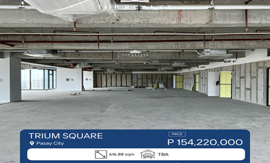 Prime Bare Office Space for Sale in Trium Square at Pasay City