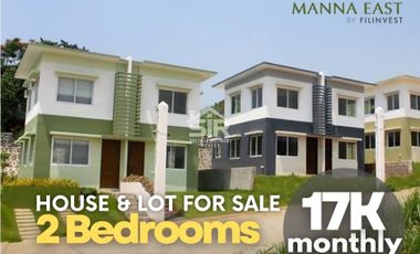 House & Lot For Sale in New Fields - Manna East, Teresa Rizal - 2 Bedrooms near Antipolo Angono Taytay