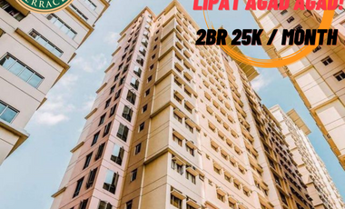 RFO RENT TO OWN San Juan Condo 25,000 Per Month 2 BR - Pet Friendly - Near LRT 2 Gilmore & J.Ruiz Station