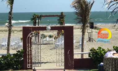 Chalet Suizo al pie del mar de Alquiler para Eventos en Playas Villamil