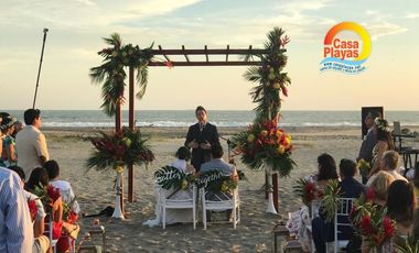 Chalet Suizo al pie del mar de Alquiler para Eventos en Playas Villamil