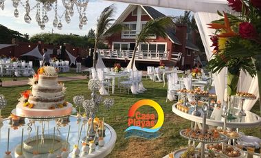 Chalet Suizo al pie del mar de Alquiler para Eventos en Playas Villamil