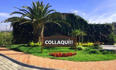 HERMOSO TERRENO GRANDE DE VENTA EN URBANIZACIÓN CERRADA EN COLLAQUÍ TUMBACO!!  VISTA!!