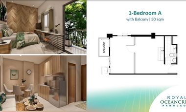 1BR Royal Oceancrest Panglao 2 in Brgy. Dao. Dauis, Bohol