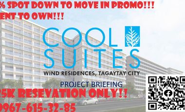 RENT TO OWN condo in tagaytay 5% SPOT DOWN to move in near robinsons
