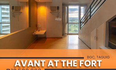 Avant at The Fort 1 Bedroom Loft Condo Unit For Sale | BGC Condominium Taguig | Near Icon Residences, One McKinley Place, De jesus Oval