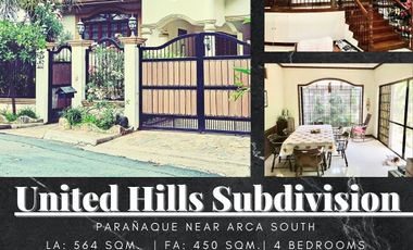 4-Bedroom House & Lot For Sale at United Hills UPS 1 Paranaque beside ARCA South, Taguig
