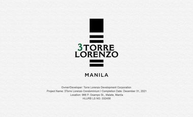 3Torre Lorenzo - De La Salle University Manila