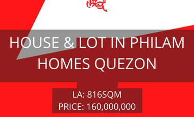 House and Lot for Sale in Philam Homes Quezon City