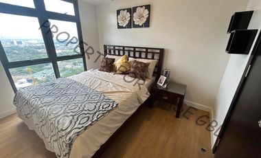 For rent furnished 2 bedroom with balcony near Trinoma