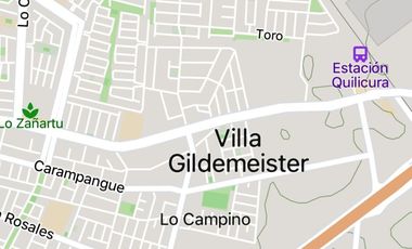 CALLE ORIENTE, VILLA GILDEMAISTER, QUILICURA.