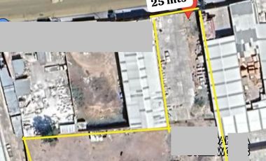 RENTA DE LOTE COMERCIAL, CON BARDA DE TRES LADOS, SOBRE CARRETERA 540