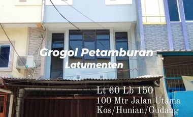 MURAH BANGET Rumah Ruko 4 x 15 Latumenten Jelambar bisa usaha