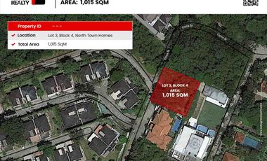 1015 SqM Lot for Sale in North Town Homes
