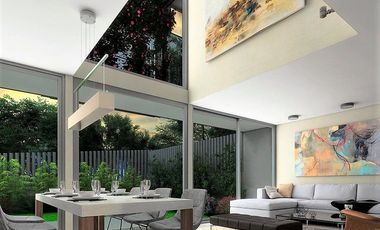 VENDE ULTIMA CASA DISPONIBLE, CONDOMINIO AL ENCUENTRO, PEÑALOLEN, 4 DORMITORIOS, 4 BAÑOS, AMPLIA SALA ESTAR, PATIO, 2 ESTACIONAMIENTOS