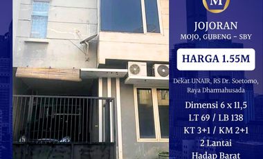 Rumah Jojoran Mojo Gubeng Surabaya Timur Murah Strategis dkt Dharmahusada UNAIR