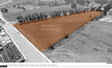 ATENCION INVERSIONISTAS, EXCELENTES TERRENOS EN VENTA EN CAPULHUAC - TOLUCA