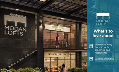 2BR with 𝐄𝐱𝐭𝐫𝐚 𝐋𝐨𝐟𝐭 𝐒𝐩𝐚𝐜𝐞 𝐚𝐭 𝐍𝐨 𝐄𝐱𝐭𝐫𝐚 𝐂𝐨𝐬𝐭 Condominium at 𝐌𝐨𝐝𝐚𝐧 𝐋𝐨𝐟𝐭𝐬 𝐎𝐫𝐭𝐢𝐠𝐚𝐬 𝐇𝐢𝐥𝐥𝐬
