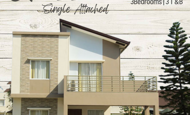 Quality 3 Bedroom Single Attached For Sale in Cavite - Chessa Model House