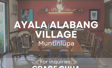 3 Bedroom House and Lot For Sale in Ayala Alabang Village, Muntinlupa 🏡