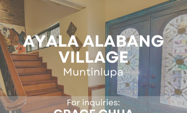 Rush Sale! Ayala Alabang Village 6BR House and Lot for Sale, Muntinlupa