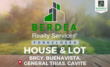 Residential House & Lot For Sale in General Trias, Cavite