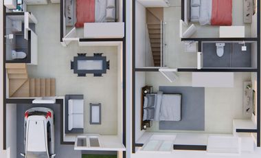 Rumah Townhouse Harga Promo Simpang Darmo Permai Selatan