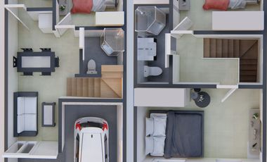 Rumah Townhouse Harga Promo Simpang Darmo Permai Selatan