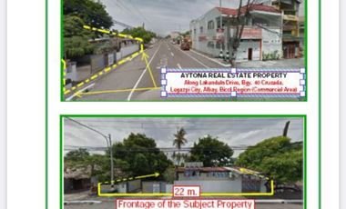 For Sale! Commercial Lots with Improvement in Legazpi, Albay