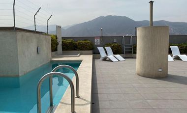 SE ALQUILA DEPARATAMENTO AMOBLADO,  BUENA VISTA, CON BALCON, SURCO